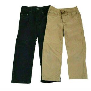 Gap Pant Bundle Corduroy Black and Khaki Pant 4 Boys